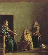 Diego Velazquez Christ in the House of Martha and Mary (df01) china oil painting reproduction